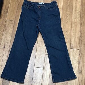 Levi's Perfectly Slimming 512 Dark Blue Bootcut Women's Jeans 16S